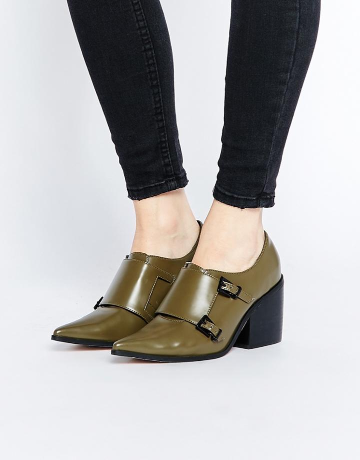 Asos Savvy Pointed Heels - Khaki