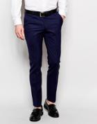 Noose & Monkey Trousers With Stretch In Super Skinny Fit - Navy