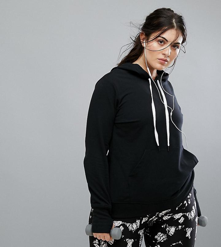 Nola Zip Up Hoodie In Black - Black