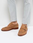 Aldo Briladien Leather Toe Cap Oxford Shoes - Brown