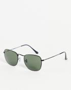 Ray-ban Mens Round Sunglasses In Black 0rb3857