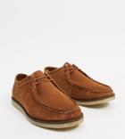 Silver Street Wide Fit Suede Shoes In Tan Suede-brown