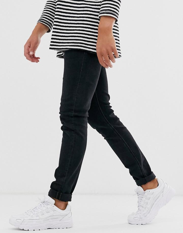 Diesel Sleenker-x Skinny Fit Jeans In 0870g Washed Black