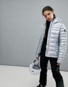 Napapijri Aerons Eco Jacket In Silver - Silver