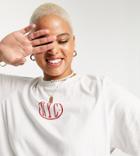 Daisy Street Plus T-shirt With Contrast 90s Nyc Graphic-white