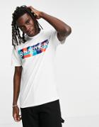 Nautica Competition Luff Box Logo T-shirt In White