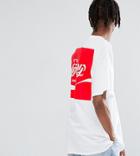 Reclaimed Vintage Inspired X Coca Cola Oversized T-shirt With Back Print - White