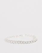 Chained & Able Chain Bracelet In Silver - Silver