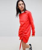Noisy May Jersey Sweater Dress - Red
