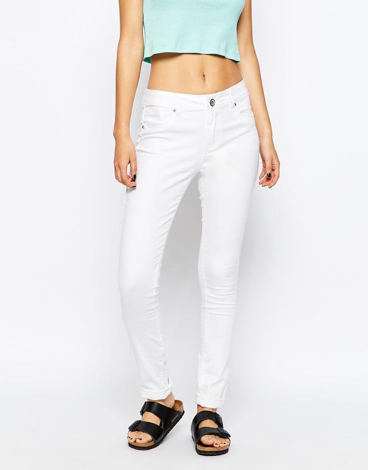 Brave Soul Skinny Jean - White