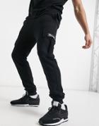 Bench Logo Utility Sweatpants Set In Black