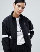 Fred Perry Shell Tracksuit Top - Black