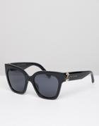 Marc Jacobs 182/s Square Sunglasses In Black - Black