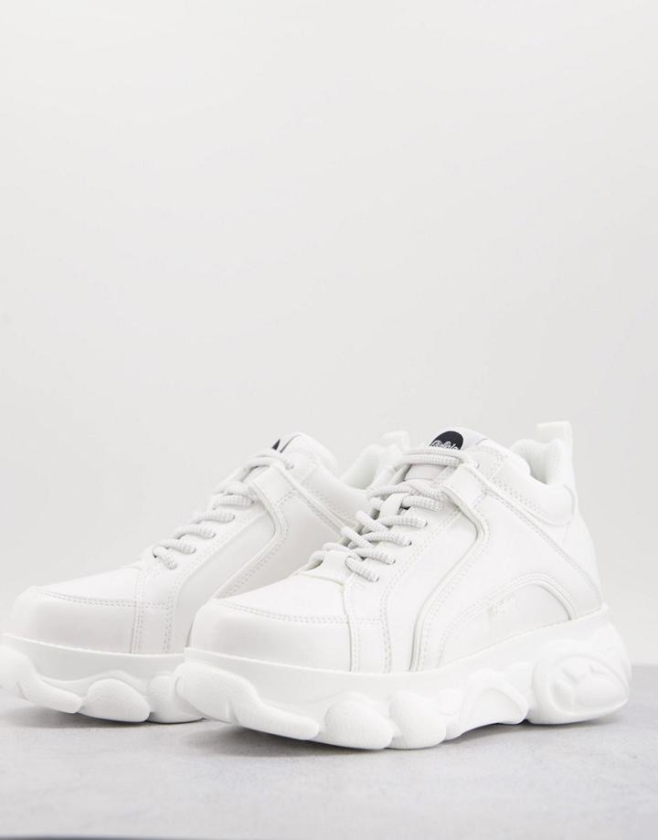 Buffalo Vegan-friendly Corin Low Platform Sneakers In White