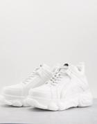 Buffalo Vegan-friendly Corin Low Platform Sneakers In White