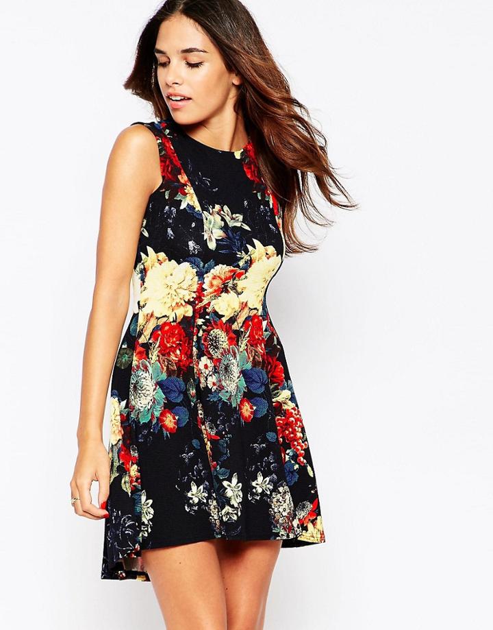 Jessica Wright Freeya Skater Dress - Multi