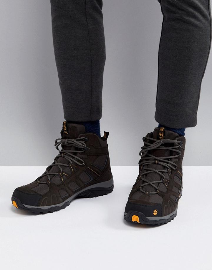 Jack Wolfskin Vojo Hike Texapore Hiking Boot In Gray - Gray