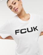 Fcuk T-shirt In White