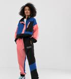 Crooked Tongues Tracksuit Sweatpants In Color Block - Multi