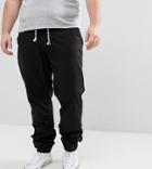 Jacamo Plus Chino With Cuffed Hem In Black - Black
