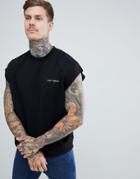 Cheap Monday Compute Sleeveless Sweat Top - Black