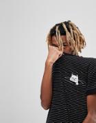 Ripndip Peaking Nermal T-shirt In Stripe - Black