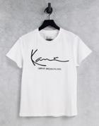 Karl Kani Relaxed T-shirt With Front Logo-white