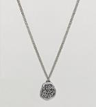 Reclaimed Vintage Inspired Spider Pendant Necklace In Silver Exclusive To Asos - Silver