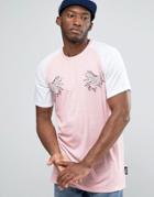 Jaded London Raglan T-shirt - Pink