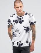 Religion T-shirt With All Over Floral Print - White
