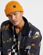Nicce Karlo Ribbed Beanie In Orange