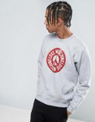 Love Moschino Peace Logo Sweater - Gray
