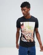 Jack & Jones Originals T-shirt With Popeye Graphic - Black