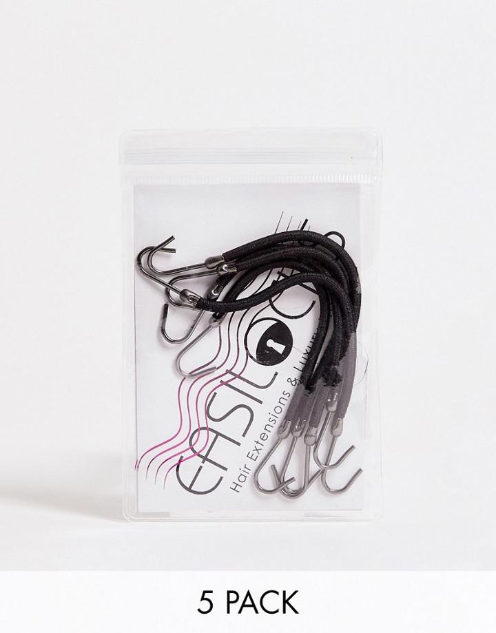 Easilocks 5 Pack Hair Bunjee In Black-no Color