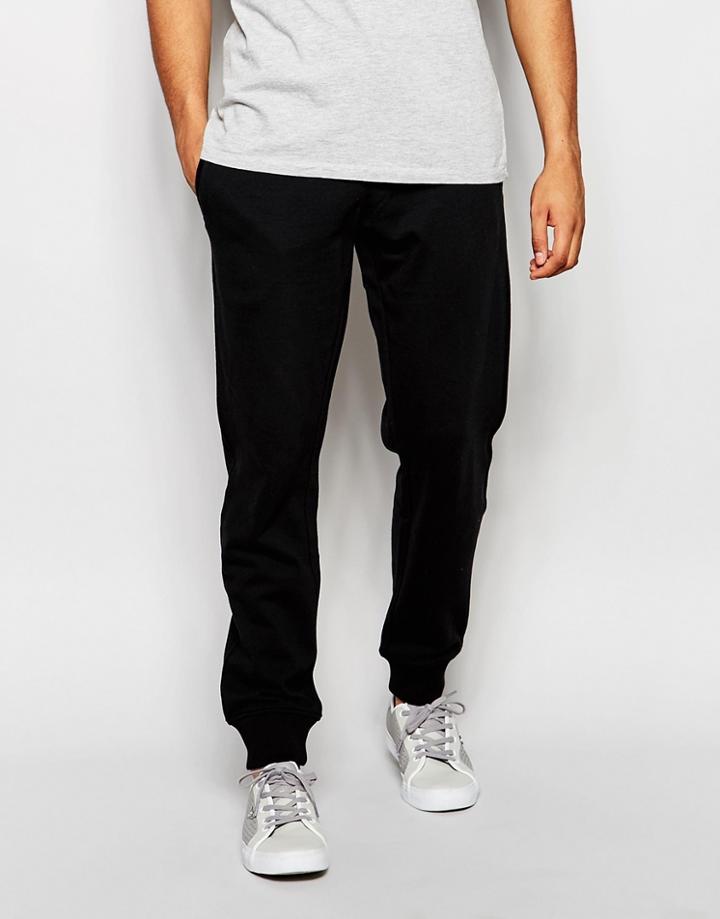 Armani Jeans Joggers With Logo - Black