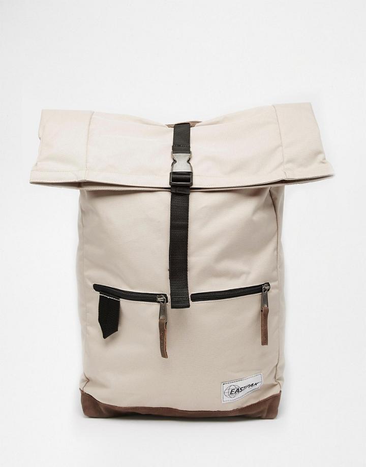 Eastpak Macnee Backpack In Beige - Beige