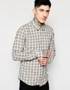 Scotch & Soda Grindle Check Shirt. - Gray