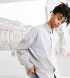 Collusion Splice Striped Shirt-multi