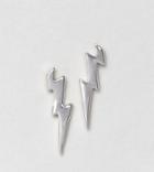 Designb Lightning Bolt Earring In Sterling Silver Exclusive To Asos - Silver