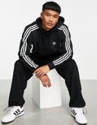 Adidas Originals Adicolor 3-stripes Hoodie In Yellow-black