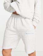 Mennace Essentials Jersey Shorts In Gray