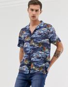 French Connection Surf Print Shirt