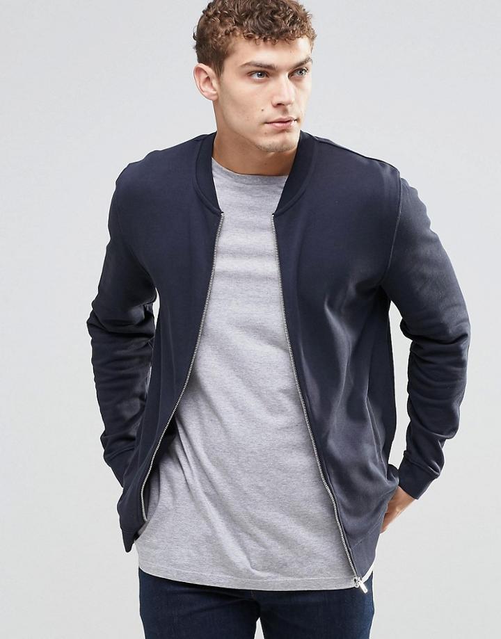 Asos Bomber In Navy - Navy