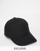 Reclaimed Vintage Baseball Cap - Black
