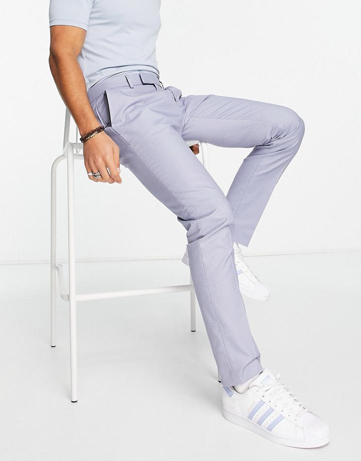 Topman Smart Pants In Blue