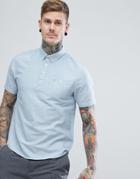 Farah Brewer Overhead Shirt In Blue - Blue