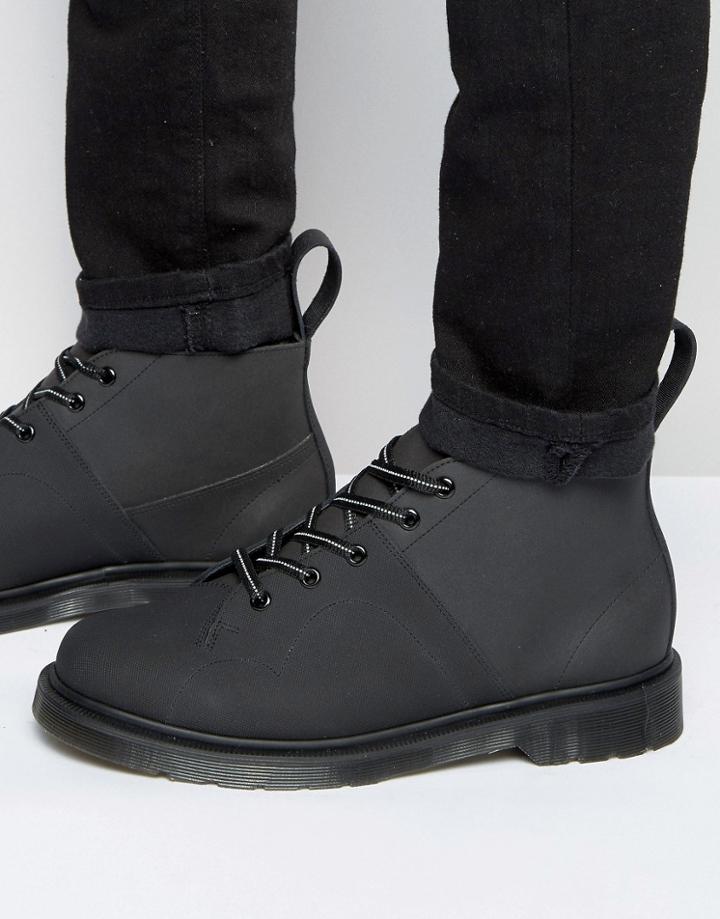 Dr Martens Church Reflective Monkey Boots - Black