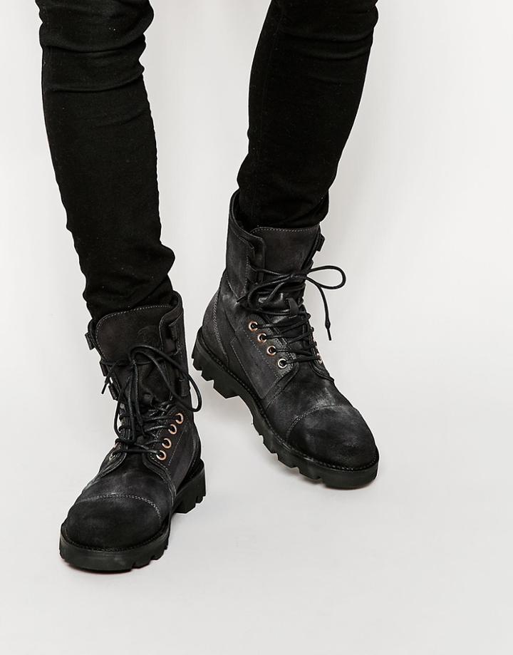 Diesel D-hartt Boots - Black