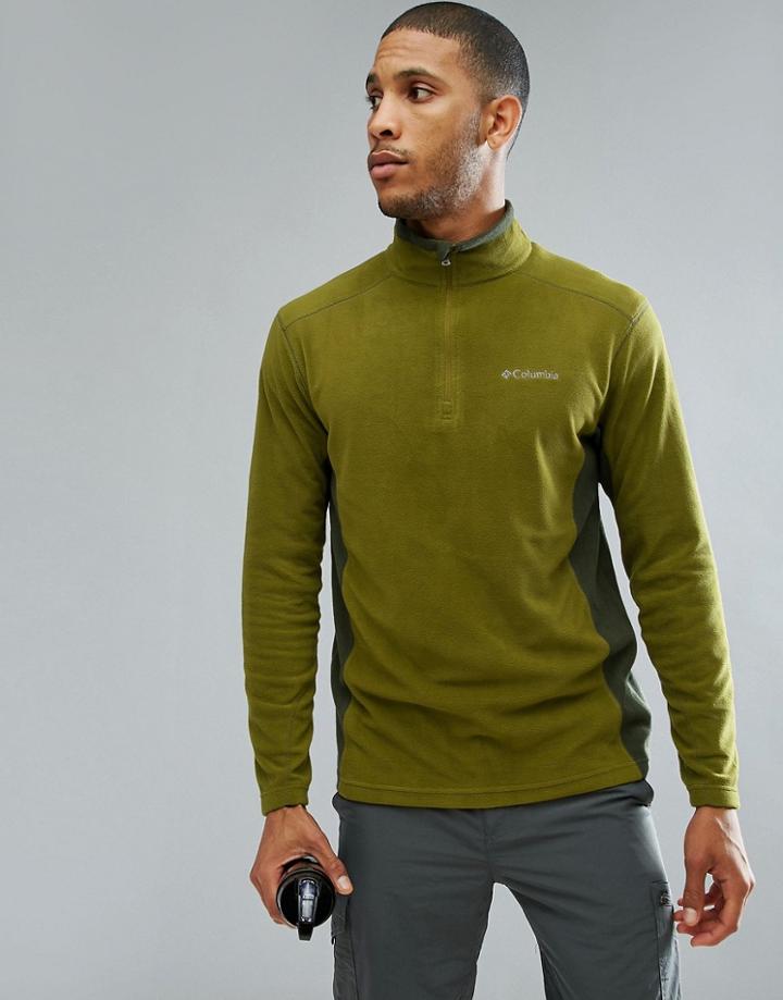 Columbia Klamath Range Ii Half Zip Fleece In Green - Green