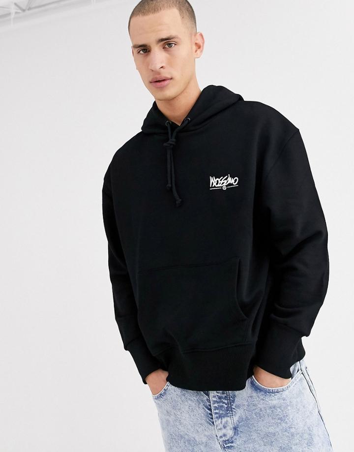 Mossimo Relaxed Hoodie In Black